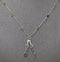 Khanda and Kirpan on faceted gemstone necklace
